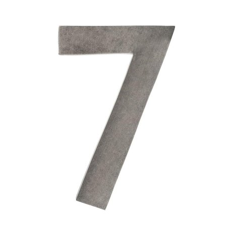 PERFECTPATIO Floating House Number 7Antique Pewter 4 in. PE171122